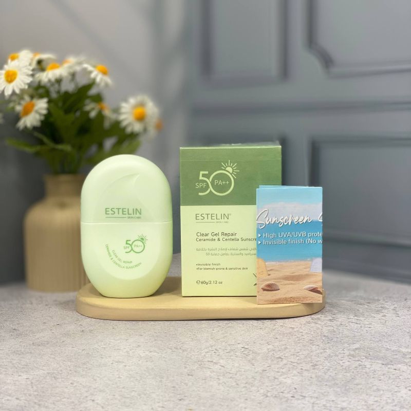 estelin sun screen3 ضدآفتاب استلین ترمیم کننده و آبرسان