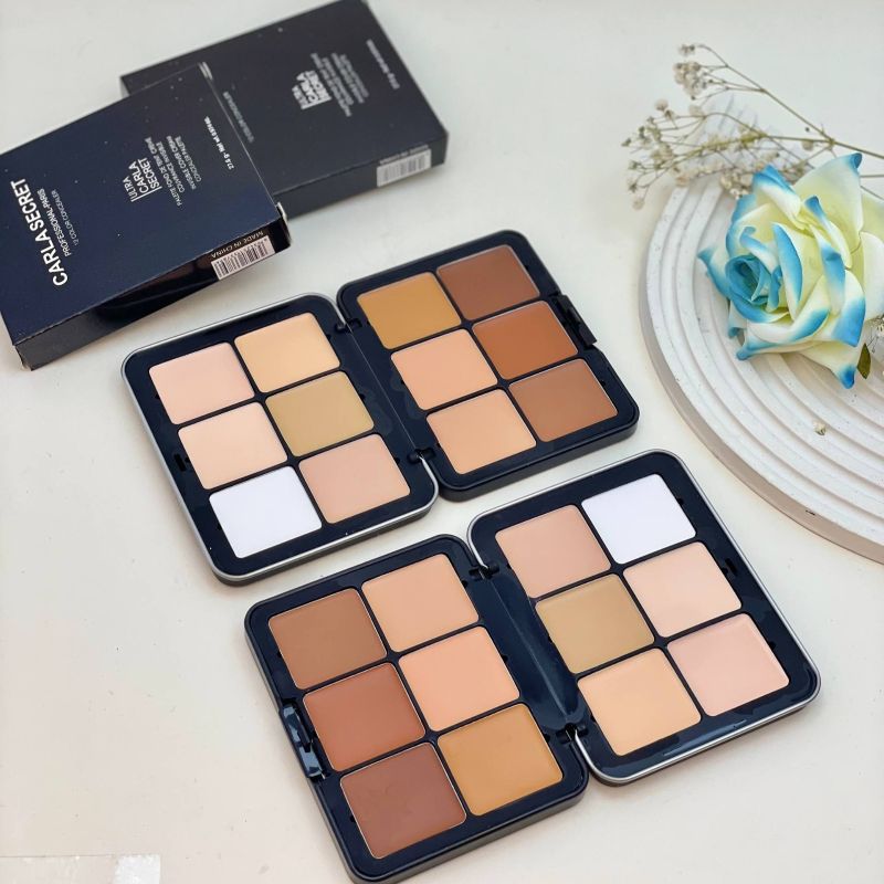Carla Secret contour3 Carla Secret Contour Concealer Palette پالت کانسیلر کانتور کارلا فیت با ما شاپ