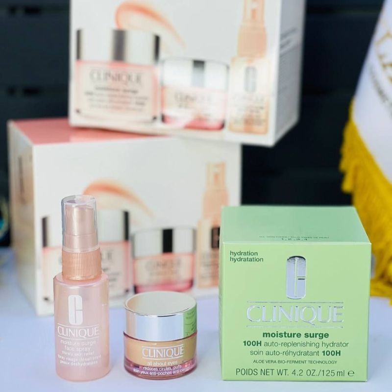 Clinique Moisture Surge3 1 پک ۳ تکه کلینیک فیت با ما