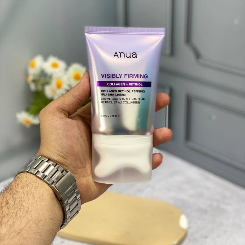 Anua Collagen Retinol Refining Gua Sha Cream کرم گواشا کلاژن و رتینول آنوا فیت با ما شاپ