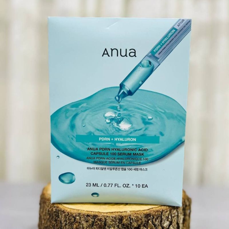 Anua PDRN Hyaluronic Acid Capsule 100 Serum ماسک ورقهای کپسول اسید هیالورونیک و PDRN آنوا