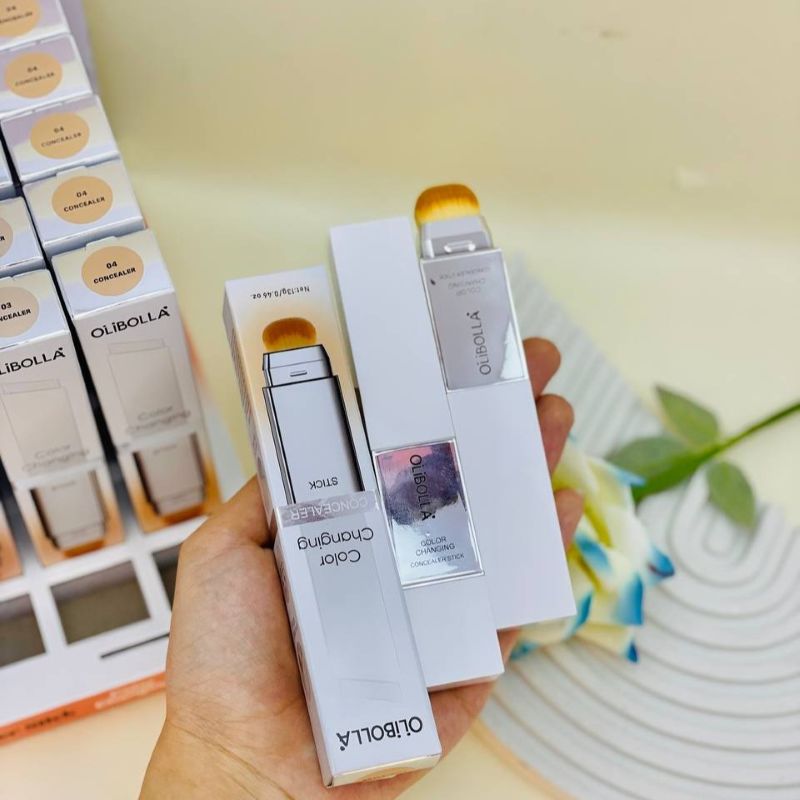 OLIBOLLA Stick Foundation 2 کرم پودر استیکی اولیبولا OLIBOLLA | دوکاره، براشدار و ضد آبfitbamashop
