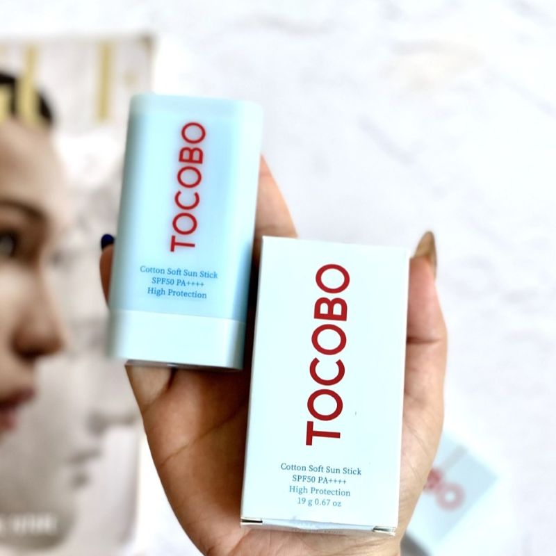 TOCOBO Cotton Soft Sun Stick ضد آفتاب استیکی توکوبو مدل کاتن سافت